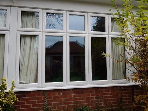 new double-glazed windows at Maidenhead Meeting House