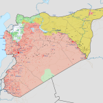 Map of Syrian Civil War