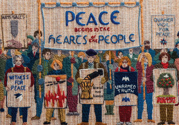 Vigils fo peace - Quaker Tapestry
